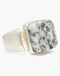 Cornelia Webb Silver marble ring - Metallic Metallic