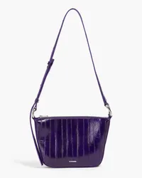 Jil Sander Fish skin shoulder bag - Purple Purple