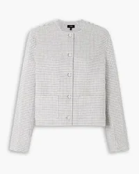 Theory Checked wool jacket - Gray Gray