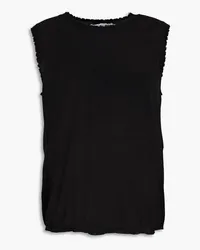 Autumn Cashmere Cotton-jersey tank - Black Black