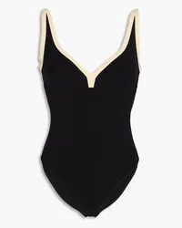 Lisa Marie Fernandez Maria stretch-crepe swimsuit - Black Black