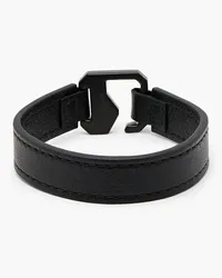 Montblanc Leather bracelet - Black Black