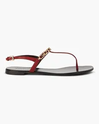 Giuseppe Zanotti Leather thong sandals - Red Red