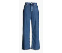 Logan high-rise wide-leg jeans - Blue
