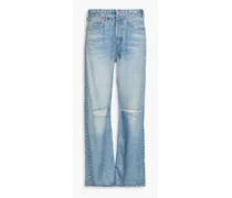 Miramar printed Tencel™ wide-leg pants - Blue