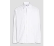 Cotton-poplin shirt - White