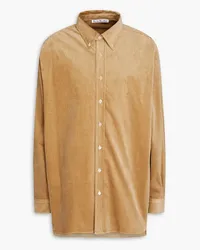 Acne Studios Cotton-blend corduroy shirt - Neutral Neutral