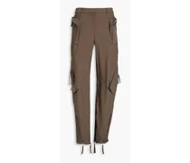 Papier stretch-twill cargo pants - Brown
