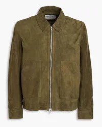 Officine Generale Suede jacket - Green Green