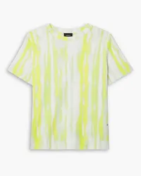 Akris Tie-dyed cotton-jersey T-shirt - Yellow Yellow