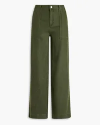 Claudie Pierlot Lyocell straight-leg pants - Green Green