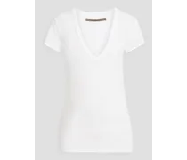 Pima cotton-jersey T-shirt - White
