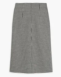 RED Valentino Houndstooth tweed midi skirt - Black Black