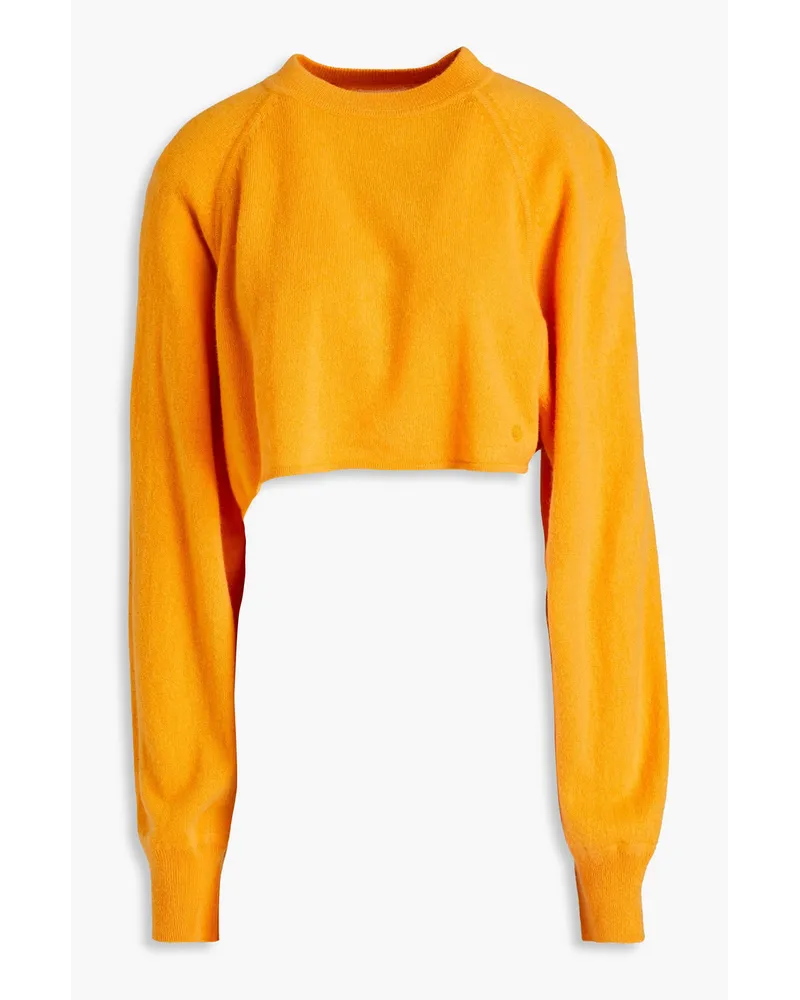 Loulou Studio Bocas cropped cashmere sweater - Yellow Yellow