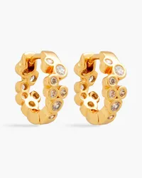 Zimmermann Gold-tone crystal single earring - Metallic Metallic