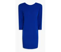 Cashmere-blend mini dress - Blue