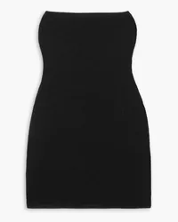 Alexander Wang Strapless jacquard-knit mini dress - Black Black