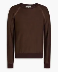 Canali Silk and wool-blend sweater - Brown Brown