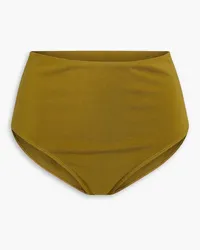 Mara Hoffman Lydia stretch-TENCEL™ high-rise bikini briefs - Green Green