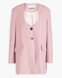 Ganni Woven blazer - Pink Pink