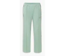 Piped jersey track pants - Green