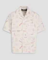 Jacquemus Artichaut printed cotton-canvas shirt - White White