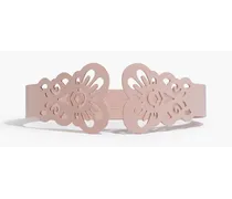 Laser-cut plastic waist belt - Pink
