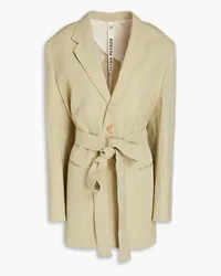 Petar Petrov Izzy slub woven blazer - Neutral Neutral