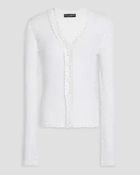 Dolce & Gabbana Crochet-knit cardigan - White White