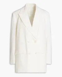 Valentino Garavani Double-breasted crepe blazer - White White