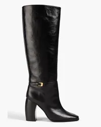 Tory Burch Banana Heel 100 leather knee boots - Black Black