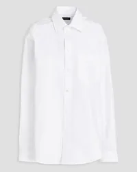 Balenciaga Cotton-poplin shirt - White White