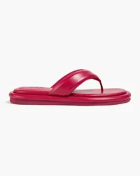 Gia Borghini Gia 5 padded leather flip flips - Pink Pink