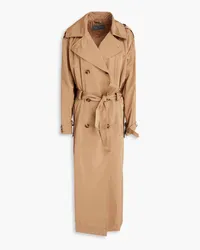 Alberta Ferretti Belted shell trench coat - Brown Brown