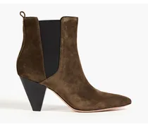 Suede ankle boots - Green