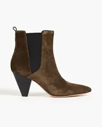 Veronica Beard Suede ankle boots - Green Green