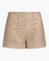 Valentino Garavani Embellished tulle shorts - Neutral Neutral