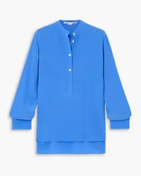 Stella McCartney Eva silk crepe de chine blouse - Blue Blue