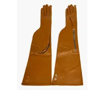 Leather gloves - Brown