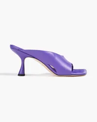 WANDLER Leather mules - Purple Purple