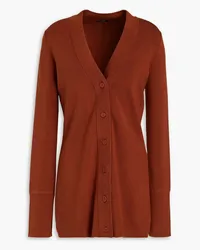 Joseph Silk-blend cardigan - Brown Brown