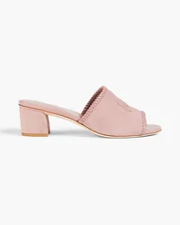 TOD'S Double T suede mules - Pink Pink