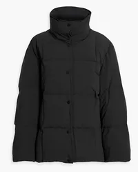 STAND Sally oversized quilted shell down jacket - Black Black