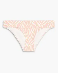 Heidi Klein Palermo zebra-print stretch-jacquard low-rise bikini briefs - Animal print Animal