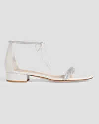 Gianvito Rossi Montecarlo 20 embellished leather sandals - White White