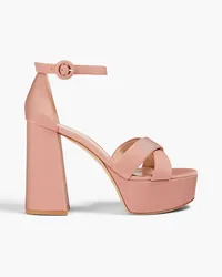 Gianvito Rossi Sheridan jersey platform sandals - Pink Pink