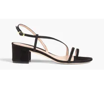 Soiree Sleek 50 suede sandals - Black