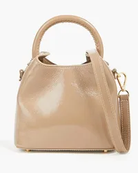 Elleme Madeleine patent-leather tote - Neutral Neutral