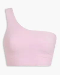 BONDI BORN Ollie one-shoulder bikini top - Pink Pink