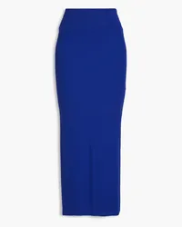 Enza Costa Ribbed jersey midi skirt - Blue Blue